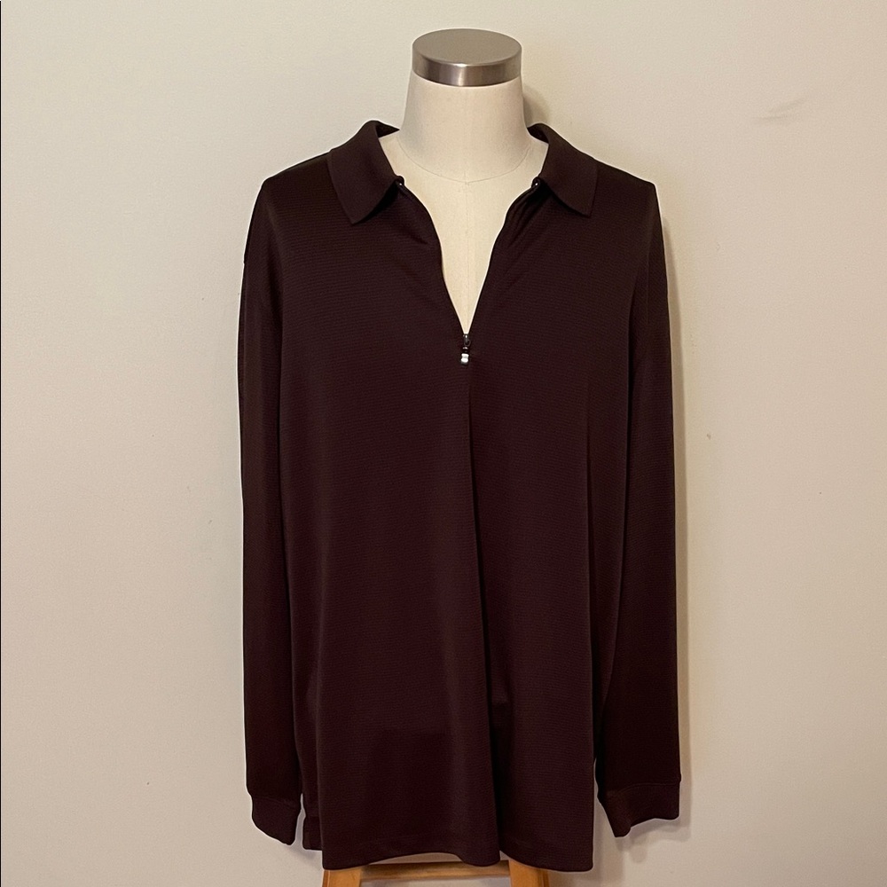 Perry Ellis 3/4 Zip Top NWT - last call!